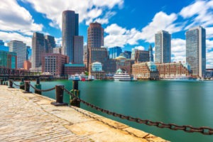 A harbor-view of the Boston skyline