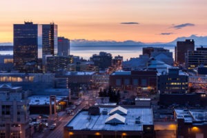 Legal Funding in Anchorage | Free Application for Lawsuit Loans Available The skyline of Anchorage.
