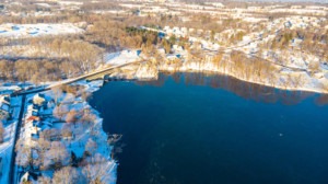 Lawsuit Loans in Manchester | Contact Us to Learn More aerial view of union pond lake in manchester