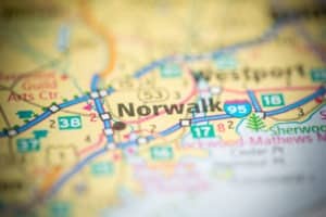 norwalk on a map