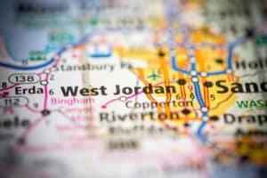 west jordan on a map