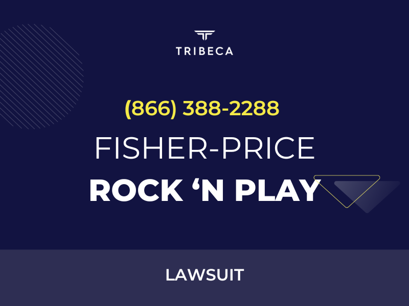 Fisher Price Rock 'n Play Lawsuit website banner for Tribeca Lawsuit Loans